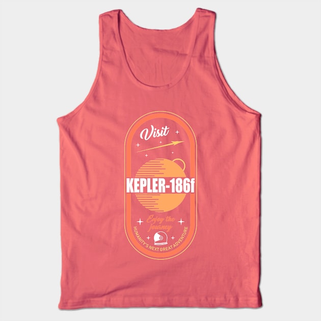 Visit Kepler 186f Tank Top by Sachpica